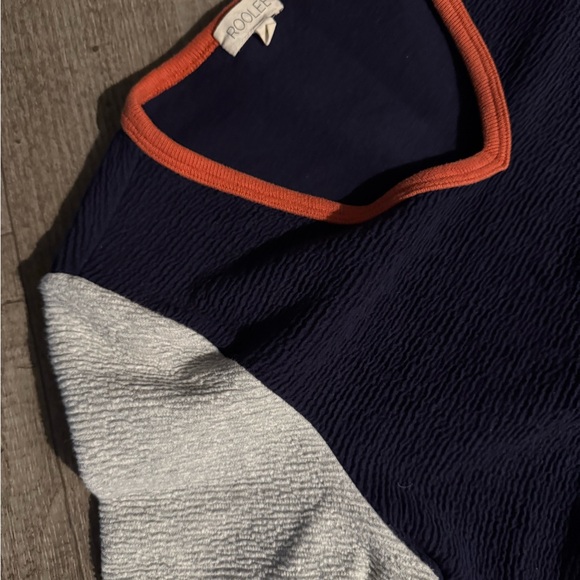 Roolee Navy and Gray Midi Dress - Picture 2 of 3